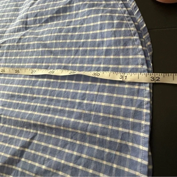 POLO Ralph Lauren Button Down Shirt Men's Blake Blue White Gingham Check Size XL - Picture 7 of 7